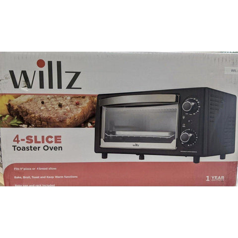Wholesale-Willz 202 - 4SL. Toaster Oven-Toaster Oven-Electro Vision Inc