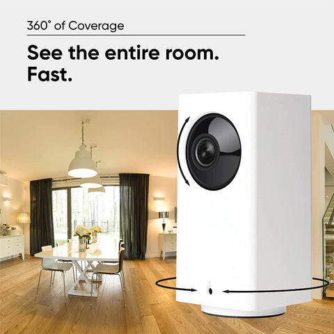 Wholesale-Wyze WYZECP2 Pan v2 Wired 1080p HD Security Camera (White) - CERTIFIED REFURBISHED-Camera-Electro Vision Inc