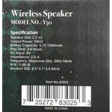 Wholesale-Yoco Y50 LED Mini Speaker-Speaker-Electro Vision Inc