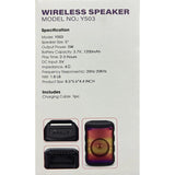 Wholesale-Yoco Y503 Mini Bluetooth Speaker - Black-Speaker-Electro Vision Inc