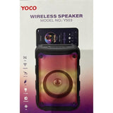Wholesale-Yoco Y503 Mini Bluetooth Speaker - Black-Speaker-Electro Vision Inc
