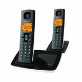 Wholesale-Alcatel E100 Slimline Cordless Dual Handset w Caller ID-Phone-Electro Vision Inc