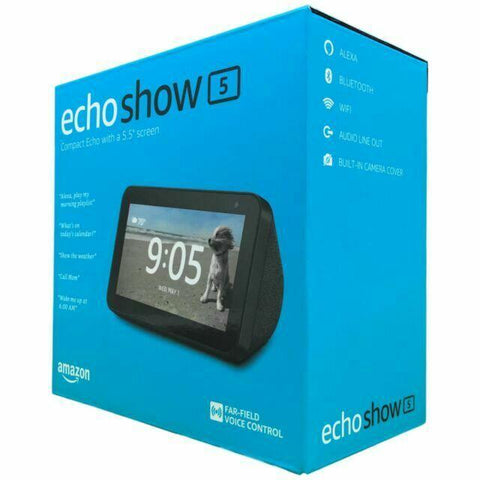 Wholesale-AMAZON ECHO SHOW 5 - SMART DISPLAY W ALEXA-Tablet-Electro Vision Inc