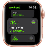 Wholesale-Apple Watch SE MYDR2LL/A (GPS) 44mm Gold Aluminum Case with Pink Sand Sport Band - Gold-watch-Electro Vision Inc