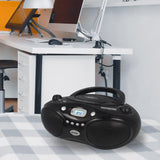 Wholesale-Axess PBBT3862 Portable Thunder Blast AM/FM/CD Boombox-Boombox Radio Alarm-Electro Vision Inc