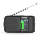 Wholesale-Axess PR3206 Portable/Rechargeable Mini AM/FM Radio +USB/TF Slot-Radio-Electro Vision Inc