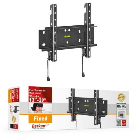 Wholesale-Barkan E20 Fixed Flat/Curved Wall Mount -13"-43"-TV Mount-Electro Vision Inc