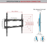 Wholesale-Barkan E302 Fixed Wall Mount 29”- 65”-TV Mount-Electro Vision Inc