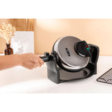 Wholesale-Bella 17174 Non-Stick Rotating Belgian Waffle Maker - Stainless Steel-Electro Vision Inc