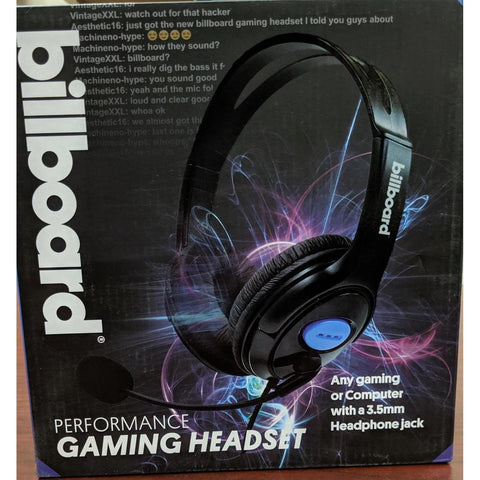 Wholesale-Billboard BB2292 Gamers Gaming Headset w Mic-Video Games-Electro Vision Inc