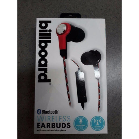 Wholesale-Billboard BB491 Red Bluetooth Headphones-Earbuds | Headphone-Electro Vision Inc