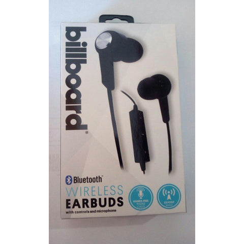 Wholesale-Billboard BB497 Matte Black Bluetooth Earbuds-Earbuds | Headphone-Electro Vision Inc