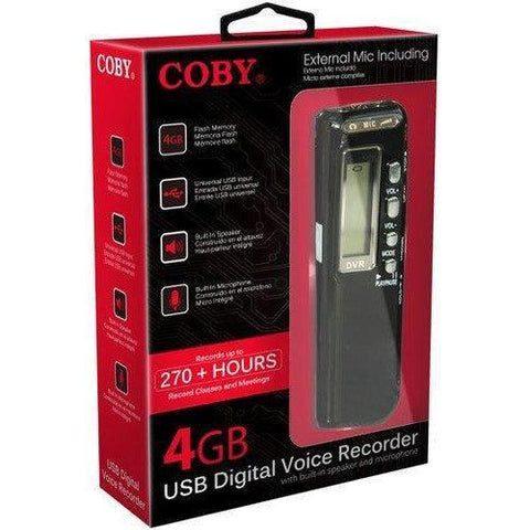 Wholesale-Coby CVR-20 USB Digital Voice Recorder-Voice Recorder-Electro Vision Inc