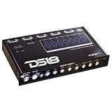 Wholesale-DS18 KEQ7 Seven Band Pre Amplifier Equalizer with Front Aux 7 Volt RCA-Car Audio-Electro Vision Inc