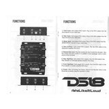 Wholesale-DS18 XM3 Two-to-Three Way Electronic Crossover with Remote Control-Car Audio-Electro Vision Inc