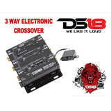 Wholesale-DS18 XM3 Two-to-Three Way Electronic Crossover with Remote Control-Car Audio-Electro Vision Inc