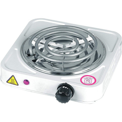 Wholesale-Emerald 2600 - Electric Single Burner - White-Electric Burner-Electro Vision Inc