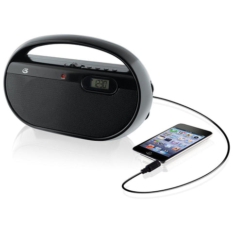 Wholesale-GPX R602 Portable Radio AC/DC-Boombox Radio Alarm-Electro Vision Inc