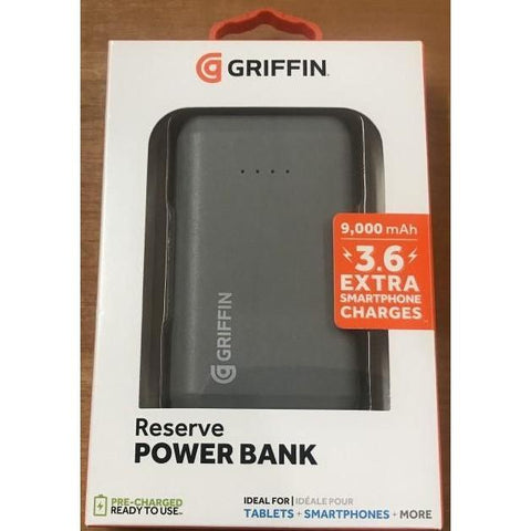 Wholesale-Griffin PB26800 Power Bank USB-C, 26,800 mAh, Fast Charging for USB-C Devices-Power Outlet-Electro Vision Inc