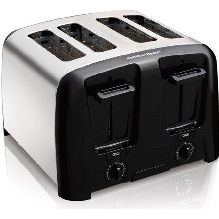 Wholesale-Hamilton Beach 24614 Chrome 4-Slice Toaster-Kitchen Appliance-Electro Vision Inc
