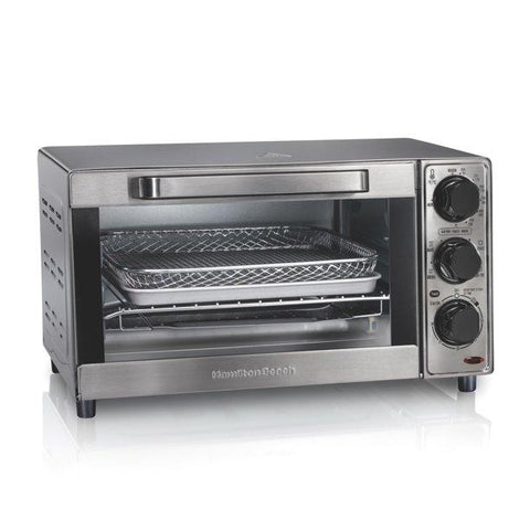 Wholesale-Hamilton Beach 31403 4-Slice Air Fryer Toaster Oven - Stainless Steel-Air Fryer-Electro Vision Inc