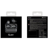 Wholesale-iLuv Fit Active Pro True Wireless Sports Earbuds - Black-Headphones-Electro Vision Inc