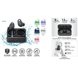 Wholesale-iLuv Fit Active Pro True Wireless Sports Earbuds - Black-Headphones-Electro Vision Inc