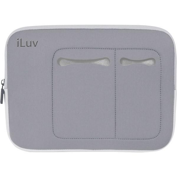 Wholesale-iLuv ICC2010 Grey Universal Tablet Case (Fits: 7"-10.2"Tablets)-Tablet-Electro Vision Inc