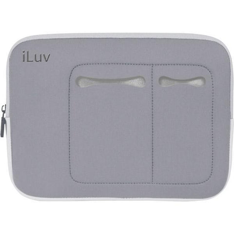 Wholesale-iLuv ICC2010 Grey Universal Tablet Case (Fits: 7"-10.2"Tablets)-Tablet-Electro Vision Inc