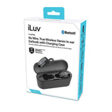 Wholesale-iLuv TRUEBTAIR True Wireless Stereo InEar Earbuds with Charging Case Black-Bluetooth Audio-Electro Vision Inc
