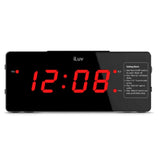 Wholesale-iLuv TSBOOMHULBK Jumbo LED Dual Alarm Clock 1.4"-Alarm Clock-Electro Vision Inc