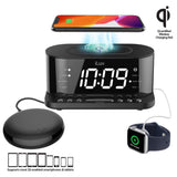 Wholesale-iluv TS5QWULBK - TimeShaker-Wireless Charging Alarm Clock w/ Jumbo Display, Radio-Alarm Clock-ILU-TS5QWULBK-Electro Vision Inc