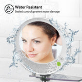 Wholesale-iLuv AUDSMIRRWH Water Resistant Portable Bluetooth Shower Speaker w/ Large Mirror-Bluetooth Audio-Electro Vision Inc