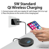 Wholesale-ILUV IAD8X05BK 5W Qi Wireless Charger-Charger-Electro Vision Inc