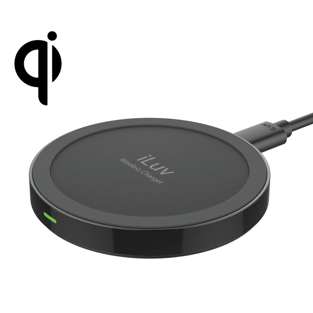 Wholesale-ILUV IAD8X05BK 5W Qi Wireless Charger-Charger-Electro Vision Inc
