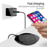 Wholesale-iLuv IAD8X10BK 10W Qi Fast Wireless Charger-Accessories-Electro Vision Inc