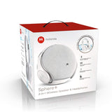 Wholesale-Motorola Sphere+ Plus 2-in-1 Bluetooth Speaker with Over-Ear Headphones - White-Speaker-Electro Vision Inc