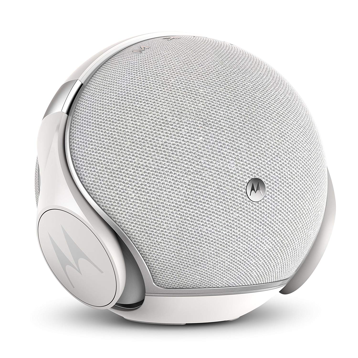 Wholesale-Motorola Sphere+ Plus 2-in-1 Bluetooth Speaker with Over-Ear Headphones - White-Speaker-Electro Vision Inc