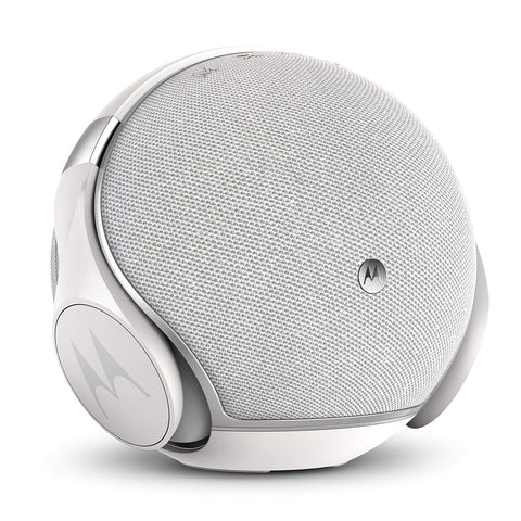 Wholesale-Motorola Sphere+ Plus 2-in-1 Bluetooth Speaker with Over-Ear Headphones - White-Speaker-Electro Vision Inc