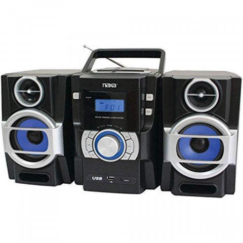 Wholesale-Naxa NPB429 24" Tower Fan W/Remote Control-Boombox Radio Alarm-Electro Vision Inc