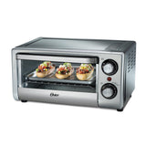 Wholesale-Oster TSSTTVSK01 Toaster Oven Stainless Steel 4 Slice-Toaster Oven-Electro Vision Inc