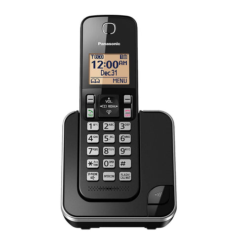 Wholesale-Panasonic KXTGC350B Cordless Phone System with 1 Handset-Phone-Electro Vision Inc