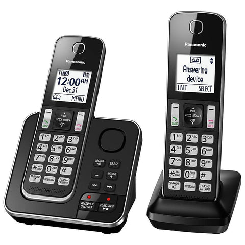Wholesale-Panasonic KXTGD392 2-Handset Cordless Phone-Phone-Electro Vision Inc