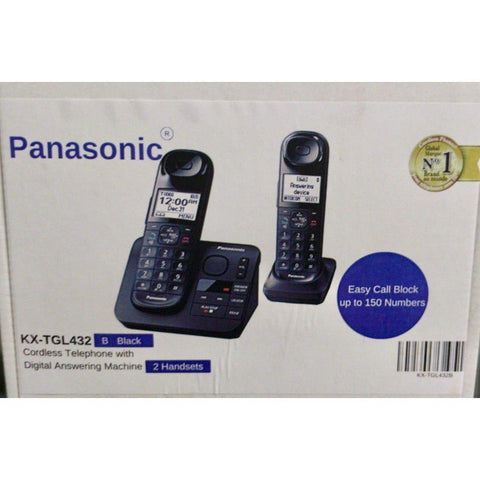 Wholesale-Panasonic KXTGL432 2 HS W/ Ans Phone-Phone-Electro Vision Inc