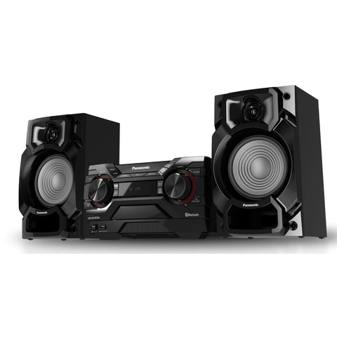 Wholesale-Panasonic SCAKX220 Mini-Compo,16Cm Woofer,Bluetooth,Usb,Dj Jukebox-Bluetooth Audio-Electro Vision Inc