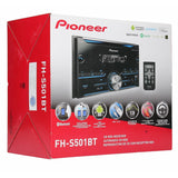 Wholesale-Pioneer FH-S501BT Double Din Bluetooth CD Receiver with Remote and Mic-Car Audio-Electro Vision Inc