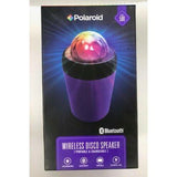 Wholesale-Polaroid PBT590PU Mini Wireless Bluetooth Disco Speaker With Colorful LED Lights - Purple-Bluetooth Audio-Electro Vision Inc