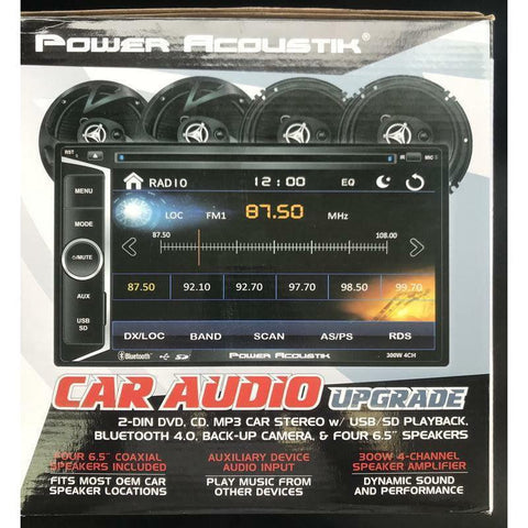 Wholesale-Power Acoustik DVD2654 Car Audio Bundle-Electro Vision Inc