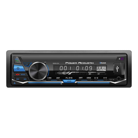 Wholesale-Power Acoustik PL-81B Single DIN Bluetooth In-Dash Digital Car Stereo w/ USB-Car Audio-Electro Vision Inc