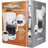 Wholesale-Proctor Silex 43501 12-Cup White Coffeemaker-Coffee Maker-Electro Vision Inc